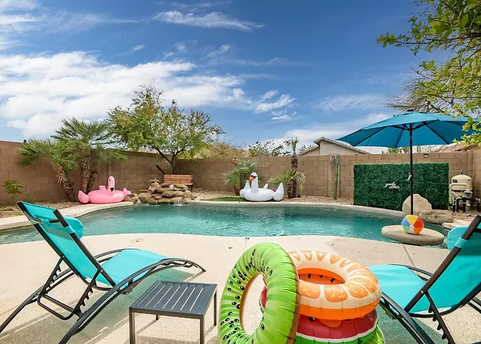 Dom wakacyjny Chic Poolside Oasis - Karaoke - Bbq - Games Phoenix